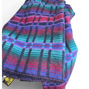 New Vintage RARE Pearce Woolrich Aztec Throw Blanket 60”x 84" Wool Blend 90's